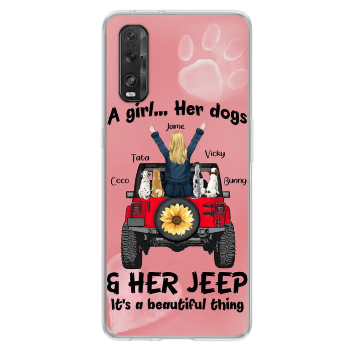 Custom Personalized Dog Mom & Off-road Phone case - Case For Xiaomi, Huawei and Oppo - A Girl Her Dogs - 2OTN07