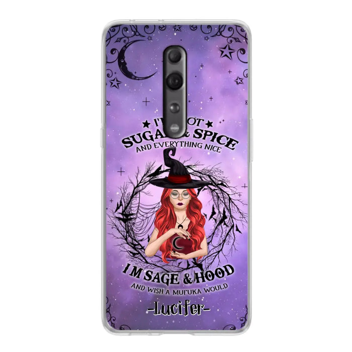 Custom Personalized Witch Phone Case - Best Halloween Gift Idea - I'm Not Sugar And Spice - Case For Xiaomi, Oppo And Huawei - DFESX1