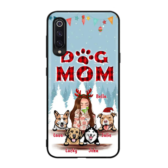 Custom Personalized Pet Mom Xmas Phone Case -  Upto 4 Pets - Best Gift For Dog/Cat Lover - Case For Xiaomi, Oppo And Huawei - 2T7CRT