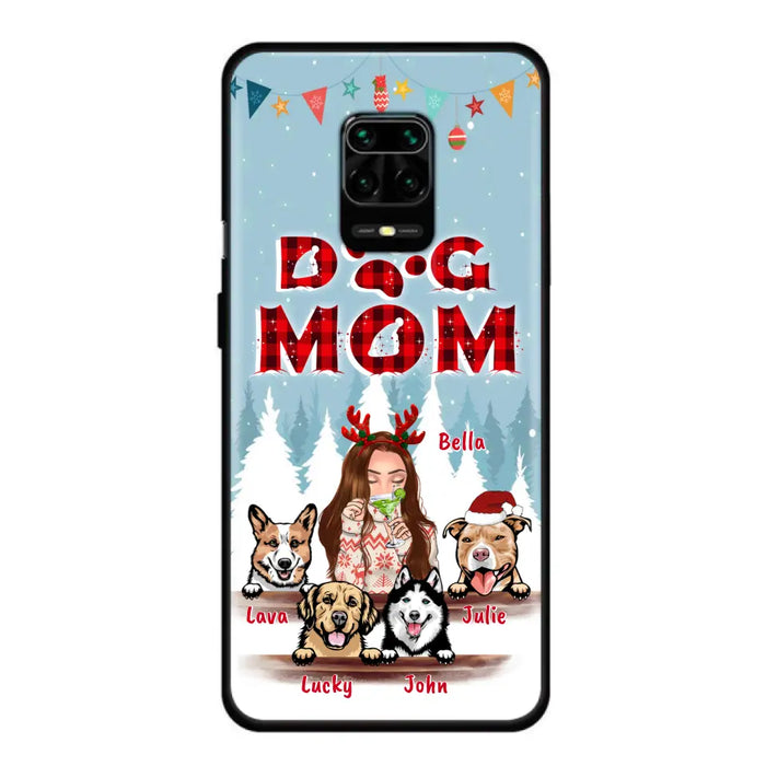 Custom Personalized Pet Mom Xmas Phone Case -  Upto 4 Pets - Best Gift For Dog/Cat Lover - Case For Xiaomi, Oppo And Huawei - 2T7CRT