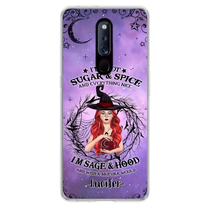 Custom Personalized Witch Phone Case - Best Halloween Gift Idea - I'm Not Sugar And Spice - Case For Xiaomi, Oppo And Huawei - DFESX1