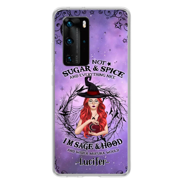 Custom Personalized Witch Phone Case - Best Halloween Gift Idea - I'm Not Sugar And Spice - Case For Xiaomi, Oppo And Huawei - DFESX1