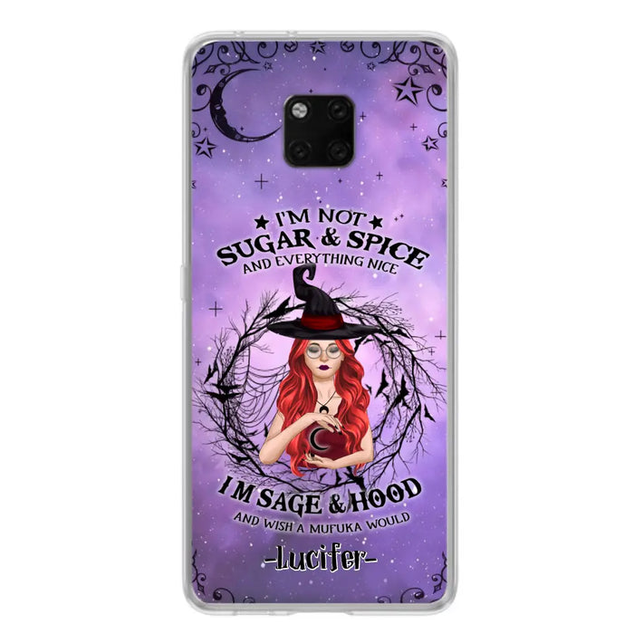 Custom Personalized Witch Phone Case - Best Halloween Gift Idea - I'm Not Sugar And Spice - Case For Xiaomi, Oppo And Huawei - DFESX1