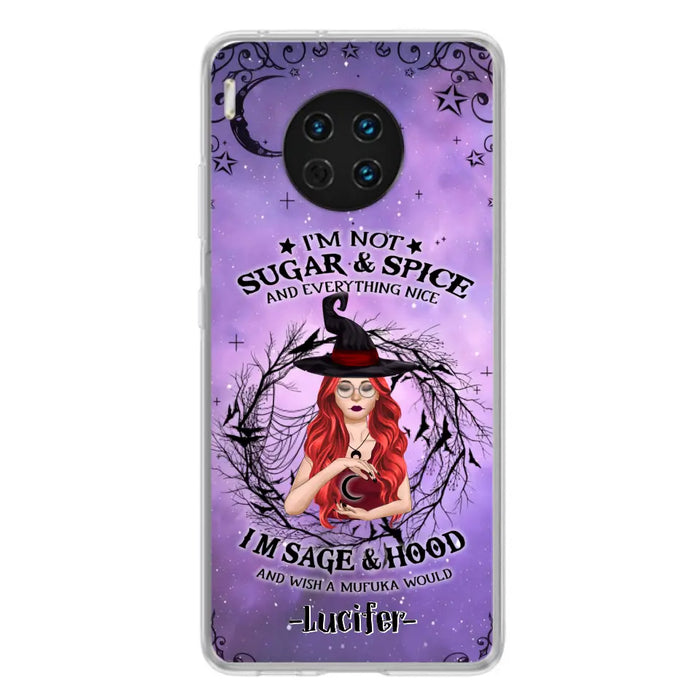 Custom Personalized Witch Phone Case - Best Halloween Gift Idea - I'm Not Sugar And Spice - Case For Xiaomi, Oppo And Huawei - DFESX1