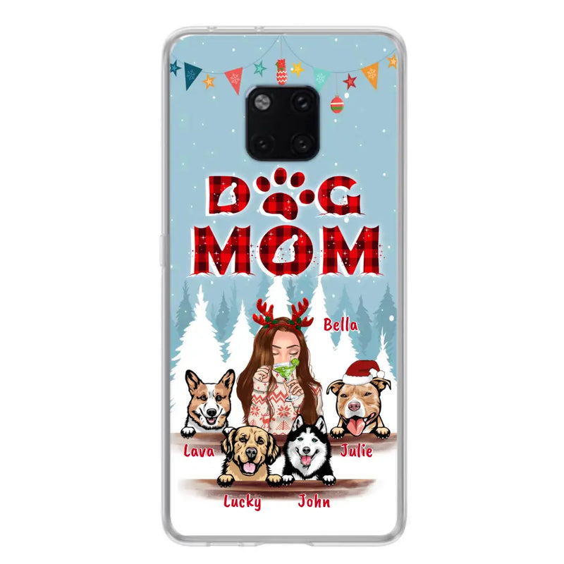 Personalized Pet Mom Xmas Phone Case - Up to 4 Pets - Best Gift For Dog/Cat Lover - Case For Xiaomi, Oppo And Huawei - 2T7CRT