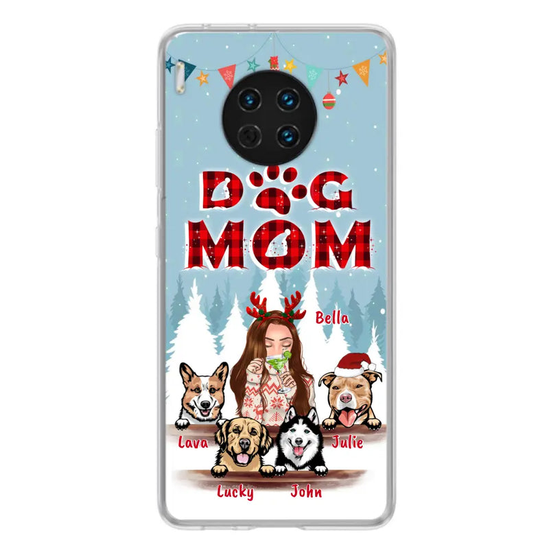 Personalized Pet Mom Xmas Phone Case - Up to 4 Pets - Best Gift For Dog/Cat Lover - Case For Xiaomi, Oppo And Huawei - 2T7CRT