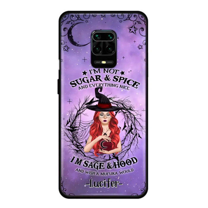 Custom Personalized Witch Phone Case - Best Halloween Gift Idea - I'm Not Sugar And Spice - Case For Xiaomi, Oppo And Huawei - DFESX1