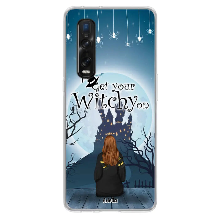 Custom Personalized Witch Phone Case - Upto 4 Witches - Best Gift For Friends - Get Your Witchy on - Case For Xiaomi, Oppo And Huawei