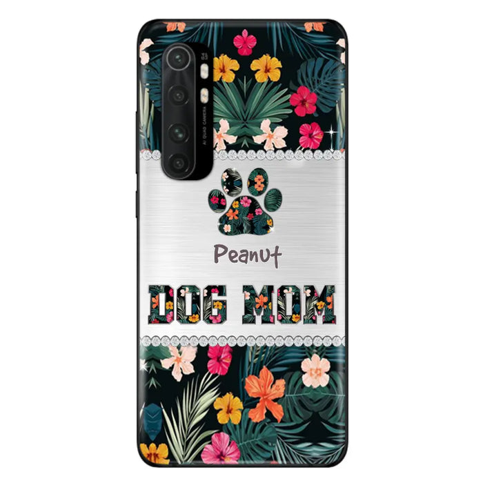 Personalized Custom Phone Case Dog Mom Met Pattern - Gifts Idea For Dog Lover - Dog Mom - Case For Xiaomi, Huawei And Oppo