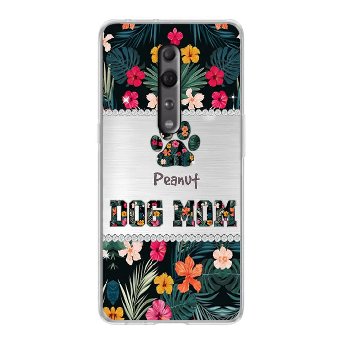 Personalized Custom Phone Case Dog Mom Met Pattern - Gifts Idea For Dog Lover - Dog Mom - Case For Xiaomi, Huawei And Oppo