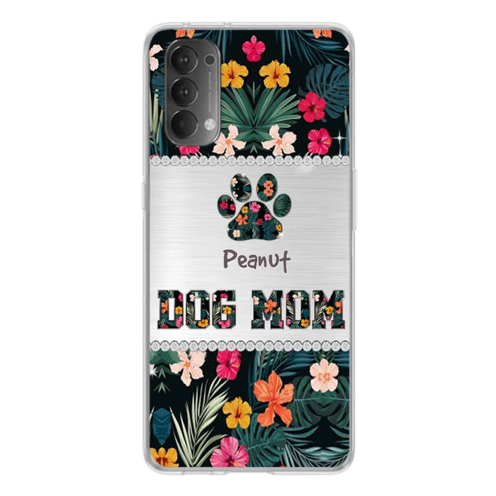 Personalized Custom Phone Case Dog Mom Met Pattern - Gifts Idea For Dog Lover - Dog Mom - Case For Xiaomi, Huawei And Oppo