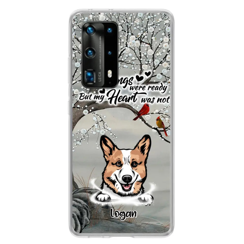 Personalized Memorial Dog Cat Phone Case - Up to 3 Pets - Best Gift For Dog/Cat Lover - Your Wings Were Ready But My Heart Was Not - Case For Xiaomi, Oppo And Huawei