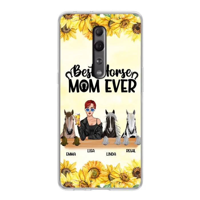 Custom Personalized Horse Mom Phone Case, Gift for Horse Lovers - Life Is Better With Horses