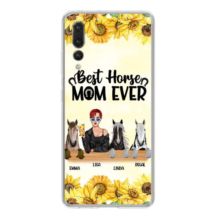 Custom Personalized Horse Mom Phone Case, Gift for Horse Lovers - Life Is Better With Horses