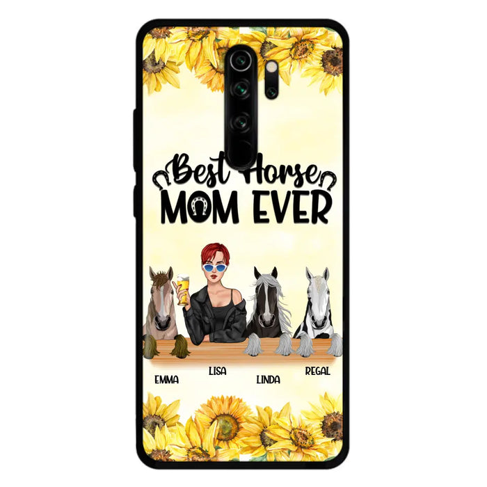 Custom Personalized Horse Mom Phone Case, Gift for Horse Lovers - Life Is Better With Horses