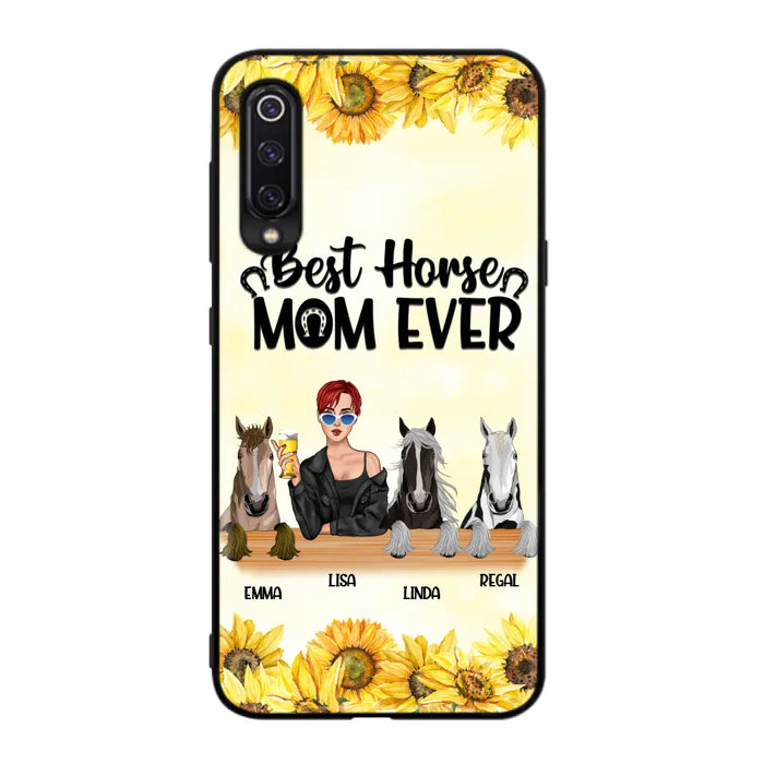 Custom Personalized Horse Mom Phone Case, Gift for Horse Lovers - Life Is Better With Horses