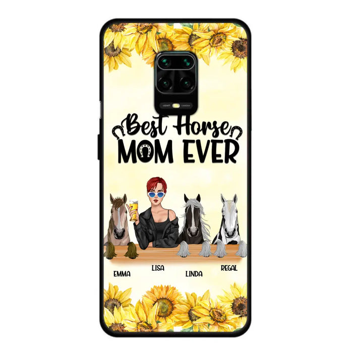 Custom Personalized Horse Mom Phone Case, Gift for Horse Lovers - Life Is Better With Horses