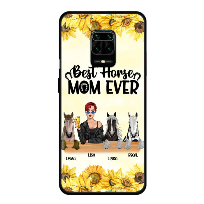 Custom Personalized Horse Mom Phone Case, Gift for Horse Lovers - Life Is Better With Horses