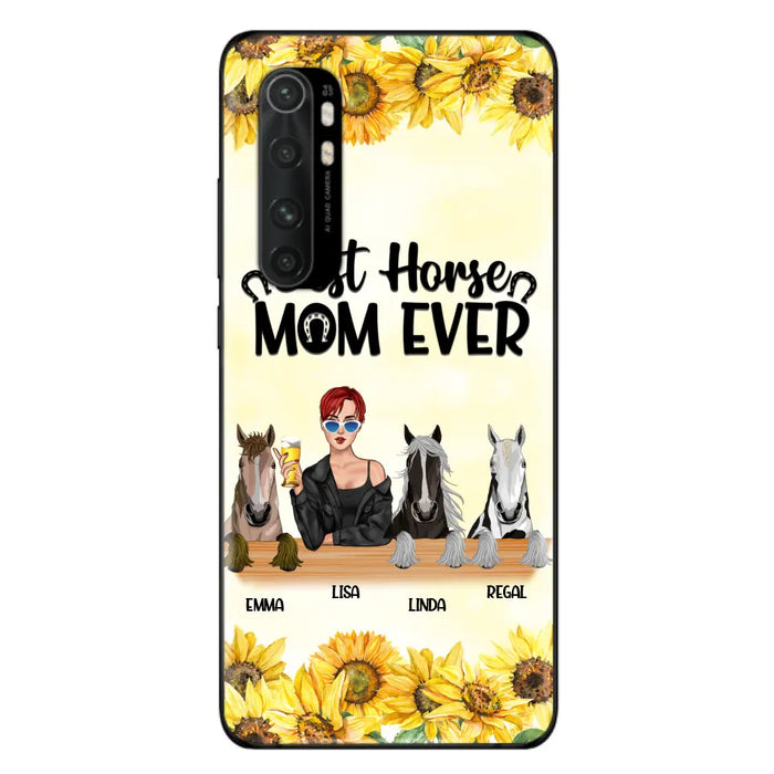 Custom Personalized Horse Mom Phone Case, Gift for Horse Lovers - Life Is Better With Horses