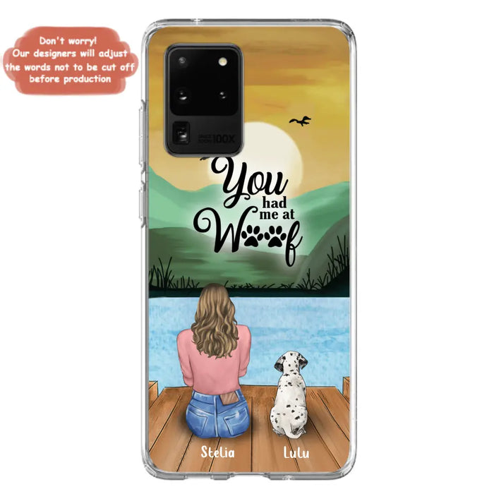 Custom Personalized Dog Mom Phone Case - Gifts For Dog Lover With Upto 4 Dogs - You Had Me At Woof - The New Version for iPhone 16 Series