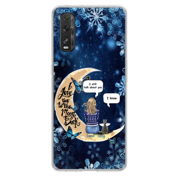 Custom Personalized Pet Mom Conversation Phone Case - Woman With Upto 4 Pets - Gift For Dog/ Cat Lover - Case For Xiaomi, Oppo And Huawei