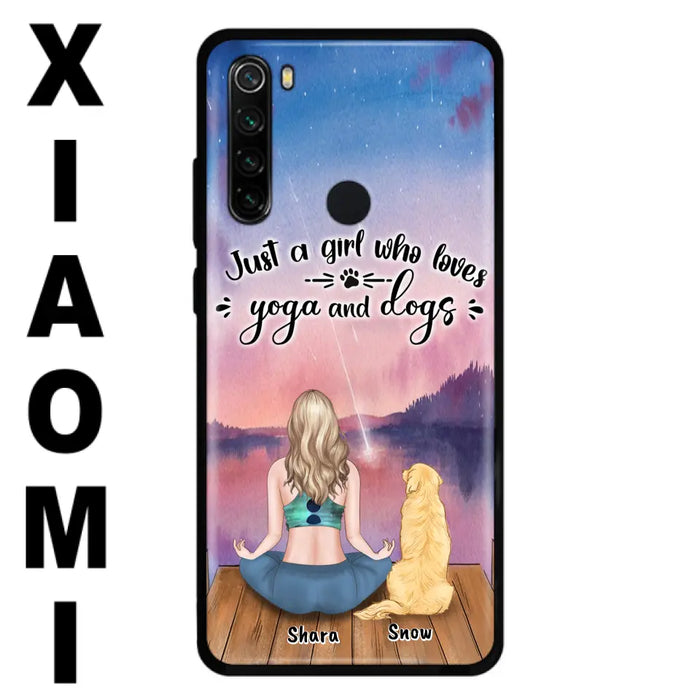 Custom Personalized Yoga Dog Mom Phone Case - Gift For Dog Lover - Case For Xiaomi, Oppo And Huawei