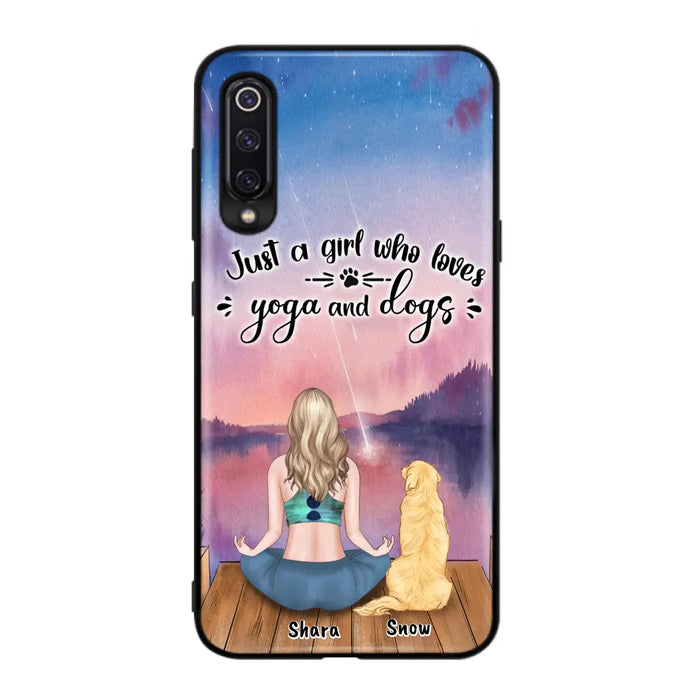 Custom Personalized Yoga Dog Mom Phone Case - Gift For Dog Lover - Case For Xiaomi, Oppo And Huawei