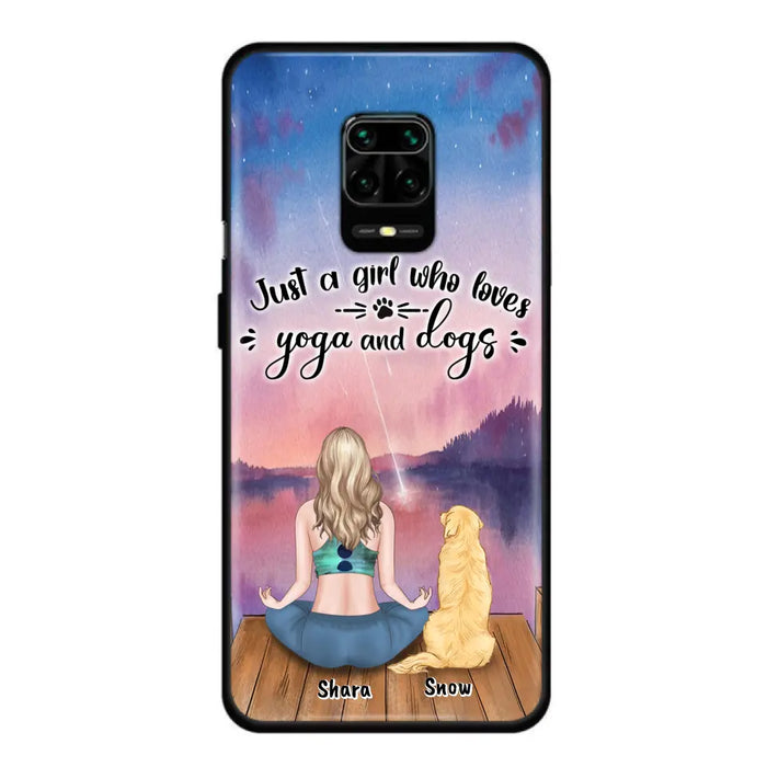 Custom Personalized Yoga Dog Mom Phone Case - Gift For Dog Lover - Case For Xiaomi, Oppo And Huawei