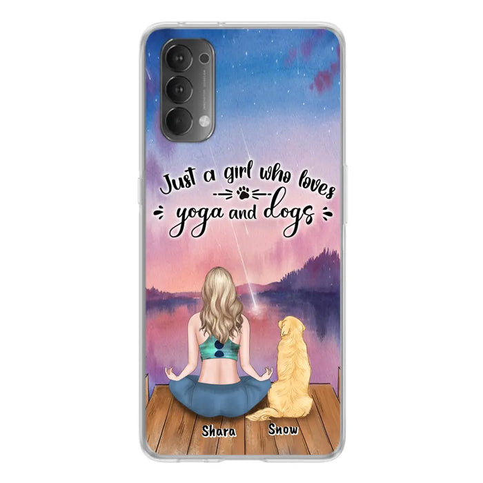 Custom Personalized Yoga Dog Mom Phone Case - Gift For Dog Lover - Case For Xiaomi, Oppo And Huawei