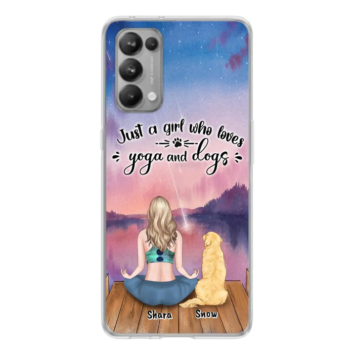 Custom Personalized Yoga Dog Mom Phone Case - Gift For Dog Lover - Case For Xiaomi, Oppo And Huawei