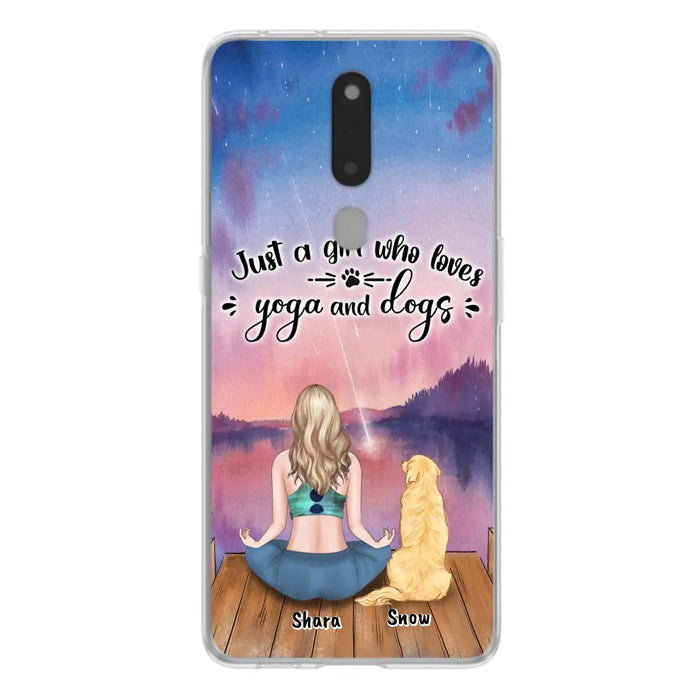 Custom Personalized Yoga Dog Mom Phone Case - Gift For Dog Lover - Case For Xiaomi, Oppo And Huawei