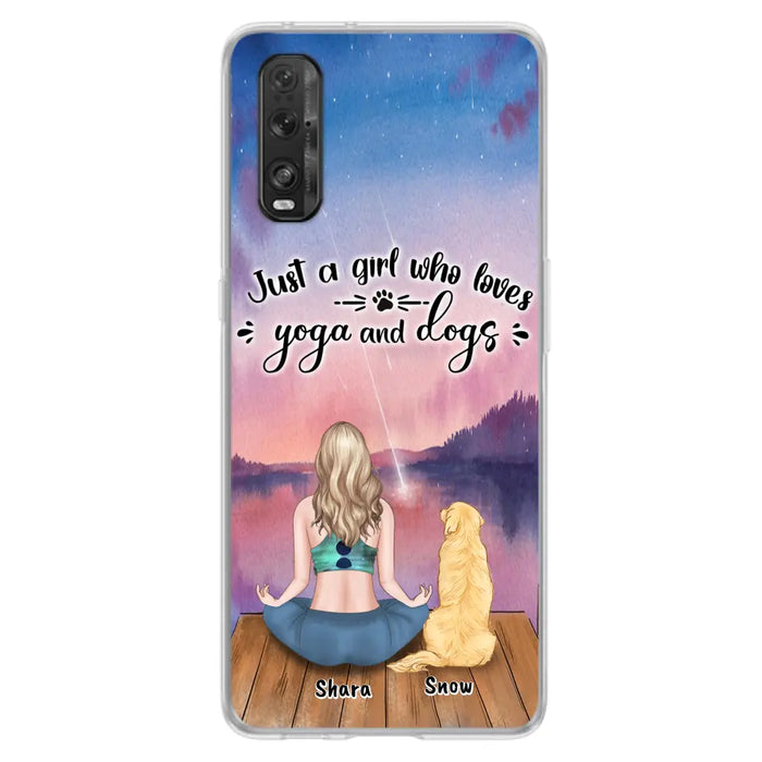 Custom Personalized Yoga Dog Mom Phone Case - Gift For Dog Lover - Case For Xiaomi, Oppo And Huawei