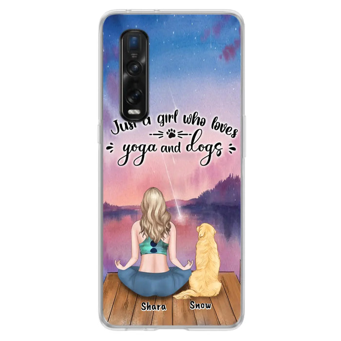 Custom Personalized Yoga Dog Mom Phone Case - Gift For Dog Lover - Case For Xiaomi, Oppo And Huawei