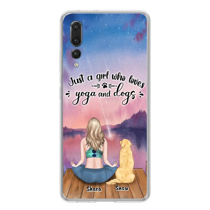 Custom Personalized Yoga Dog Mom Phone Case - Gift For Dog Lover - Case For Xiaomi, Oppo And Huawei