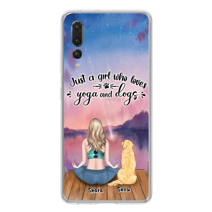 Custom Personalized Yoga Dog Mom Phone Case - Gift For Dog Lover - Case For Xiaomi, Oppo And Huawei