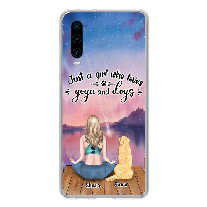 Custom Personalized Yoga Dog Mom Phone Case - Gift For Dog Lover - Case For Xiaomi, Oppo And Huawei