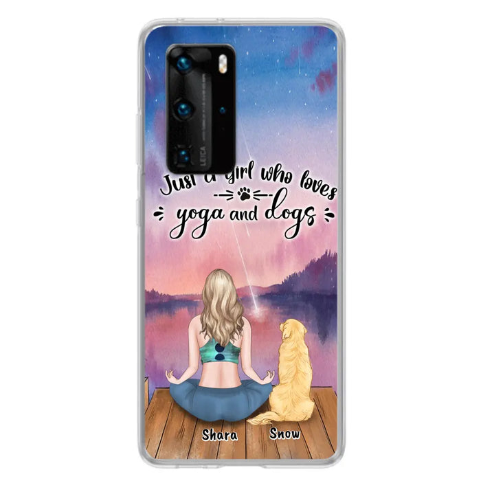 Custom Personalized Yoga Dog Mom Phone Case - Gift For Dog Lover - Case For Xiaomi, Oppo And Huawei