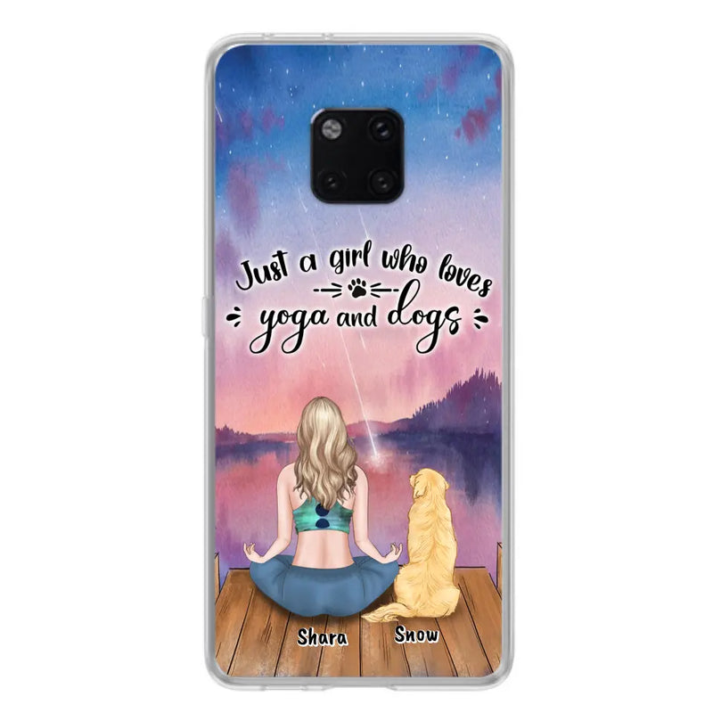 Custom Personalized Yoga Dog Mom Phone Case - Gift For Dog Lover - Case For Xiaomi, Oppo And Huawei