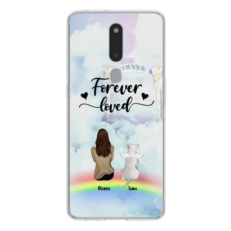 Personalized Memorial Pets Phone Case - Man/Woman With Up to 4 Pets - Memorial Gift For Dog Lovers/Cat Lovers - Forever Loved - For Xiaomi, Oppo And Huawei Phone Case - AXSIO5