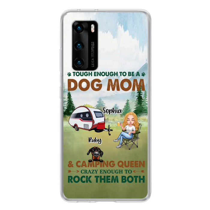 Custom Personalized Camping With Dogs Phone Case - Up to 5 Dogs - Best Gift For Dog Lovers - I Like Camping And Dogs And Maybe 3 People - Case For Xiaomi/Huawei/Oppo