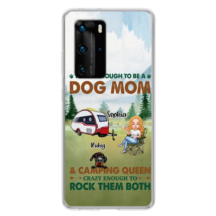 Custom Personalized Camping With Dogs Phone Case - Up to 5 Dogs - Best Gift For Dog Lovers - I Like Camping And Dogs And Maybe 3 People - Case For Xiaomi/Huawei/Oppo