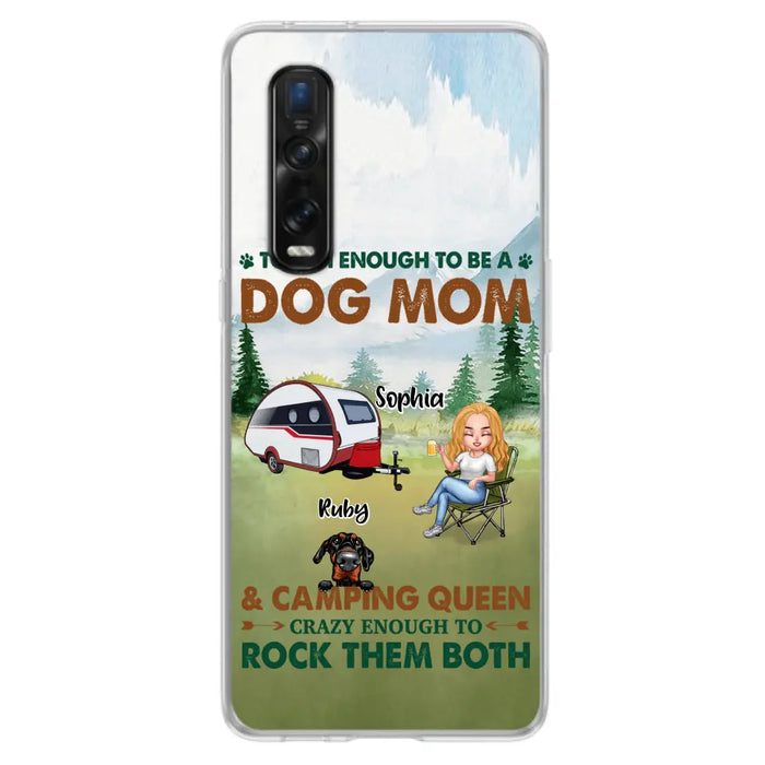 Custom Personalized Camping With Dogs Phone Case - Up to 5 Dogs - Best Gift For Dog Lovers - I Like Camping And Dogs And Maybe 3 People - Case For Xiaomi/Huawei/Oppo