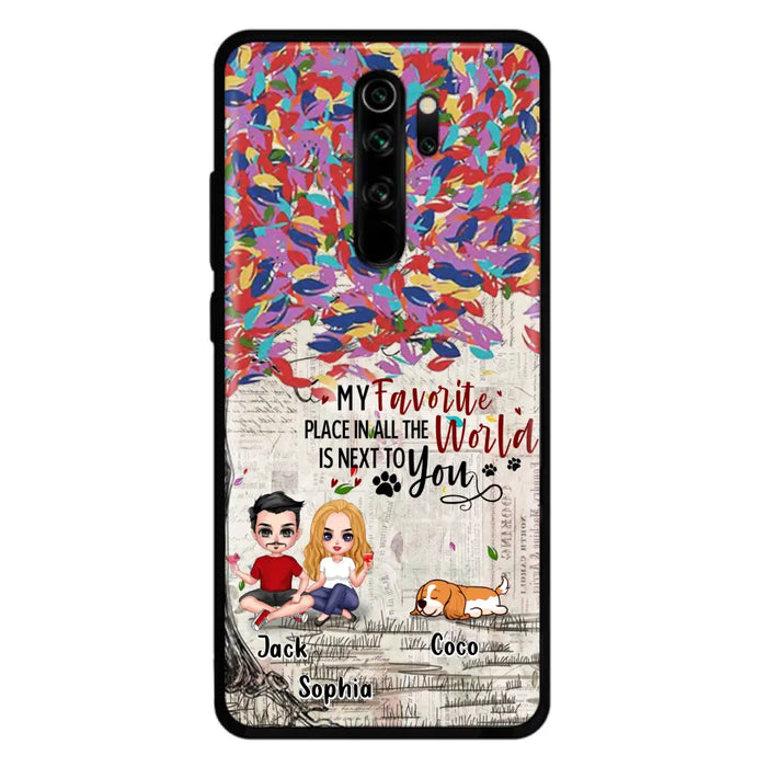 Custom Personalized Couple And Dogs Phone Case - Up to 3 Dogs - Best Gift For Dog Lovers - You And Me & The Dogs - Case For Xiaomi/Huawei/Oppo