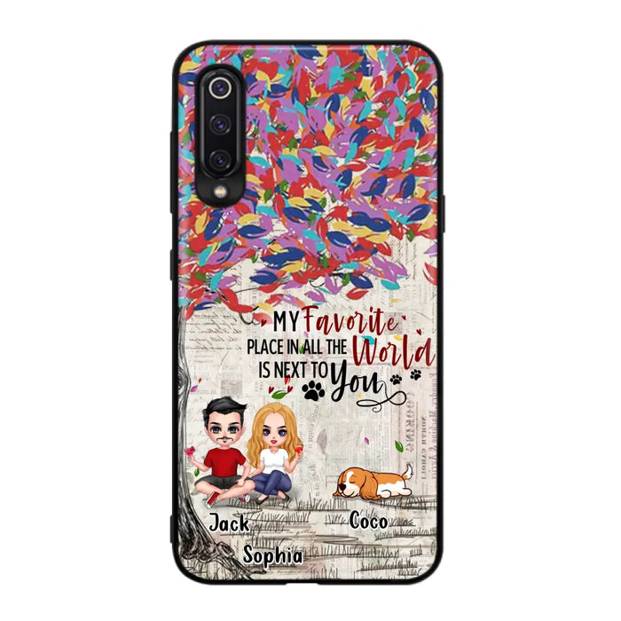 Custom Personalized Couple And Dogs Phone Case - Up to 3 Dogs - Best Gift For Dog Lovers - You And Me & The Dogs - Case For Xiaomi/Huawei/Oppo