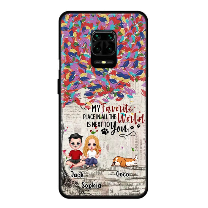 Custom Personalized Couple And Dogs Phone Case - Up to 3 Dogs - Best Gift For Dog Lovers - You And Me & The Dogs - Case For Xiaomi/Huawei/Oppo