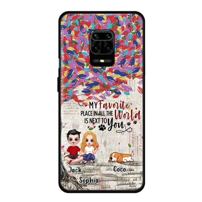 Custom Personalized Couple And Dogs Phone Case - Up to 3 Dogs - Best Gift For Dog Lovers - You And Me & The Dogs - Case For Xiaomi/Huawei/Oppo