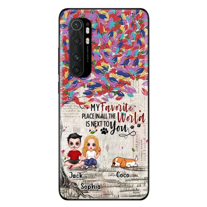 Custom Personalized Couple And Dogs Phone Case - Up to 3 Dogs - Best Gift For Dog Lovers - You And Me & The Dogs - Case For Xiaomi/Huawei/Oppo