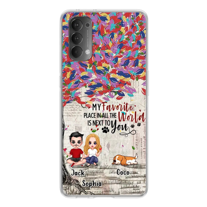 Custom Personalized Couple And Dogs Phone Case - Up to 3 Dogs - Best Gift For Dog Lovers - You And Me & The Dogs - Case For Xiaomi/Huawei/Oppo