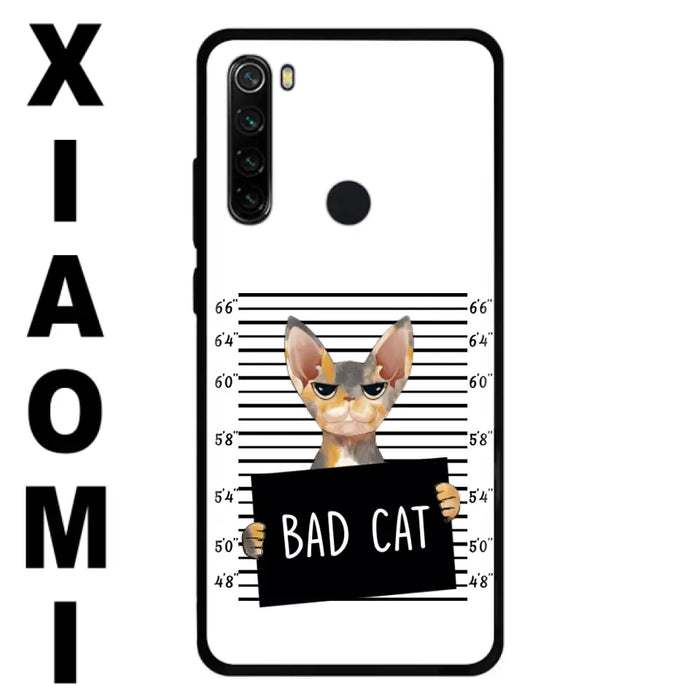 Custom Personalized Bad Cat Phone Case - Upto 2 Cats - Gift Idea For Cat Lover - Yes, We're Aware Of How Obnoxious - Case For Xiaomi, Oppo And Huawei