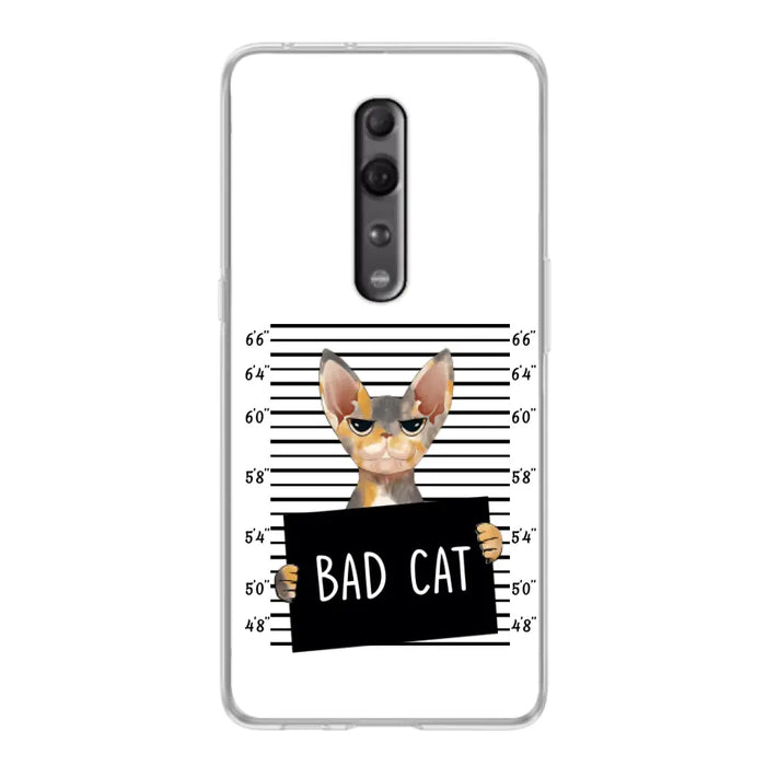 Custom Personalized Bad Cat Phone Case - Upto 2 Cats - Gift Idea For Cat Lover - Yes, We're Aware Of How Obnoxious - Case For Xiaomi, Oppo And Huawei